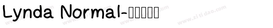 Lynda Normal字体转换